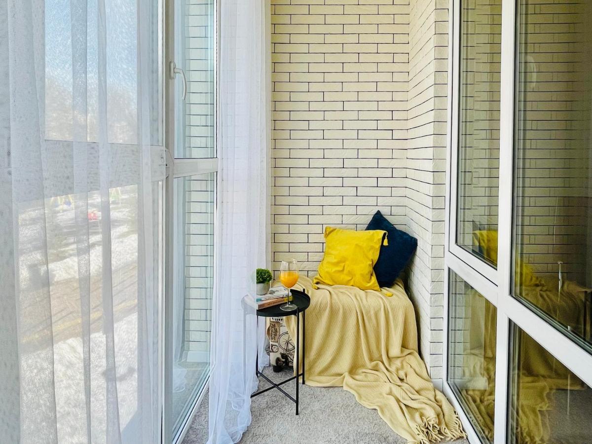 Уютная Стильная Квартира Возле Центрального Парка Горького! Apartamento Almaty Exterior foto